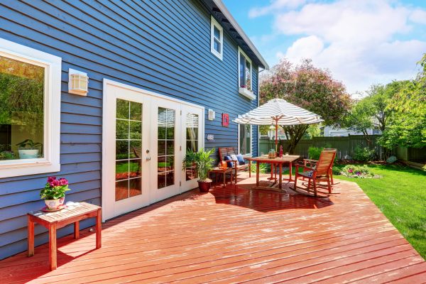 Blue Siding Installation in Great Falls